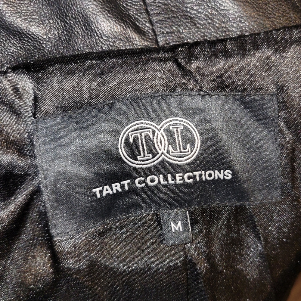 Tart Collections Black Lamb Leather Jacket Sz M‎ - Picture 5 of 9